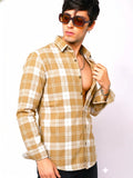 HKV FASHION Men Regular Fit Striped Spread Collar Casual Shirt